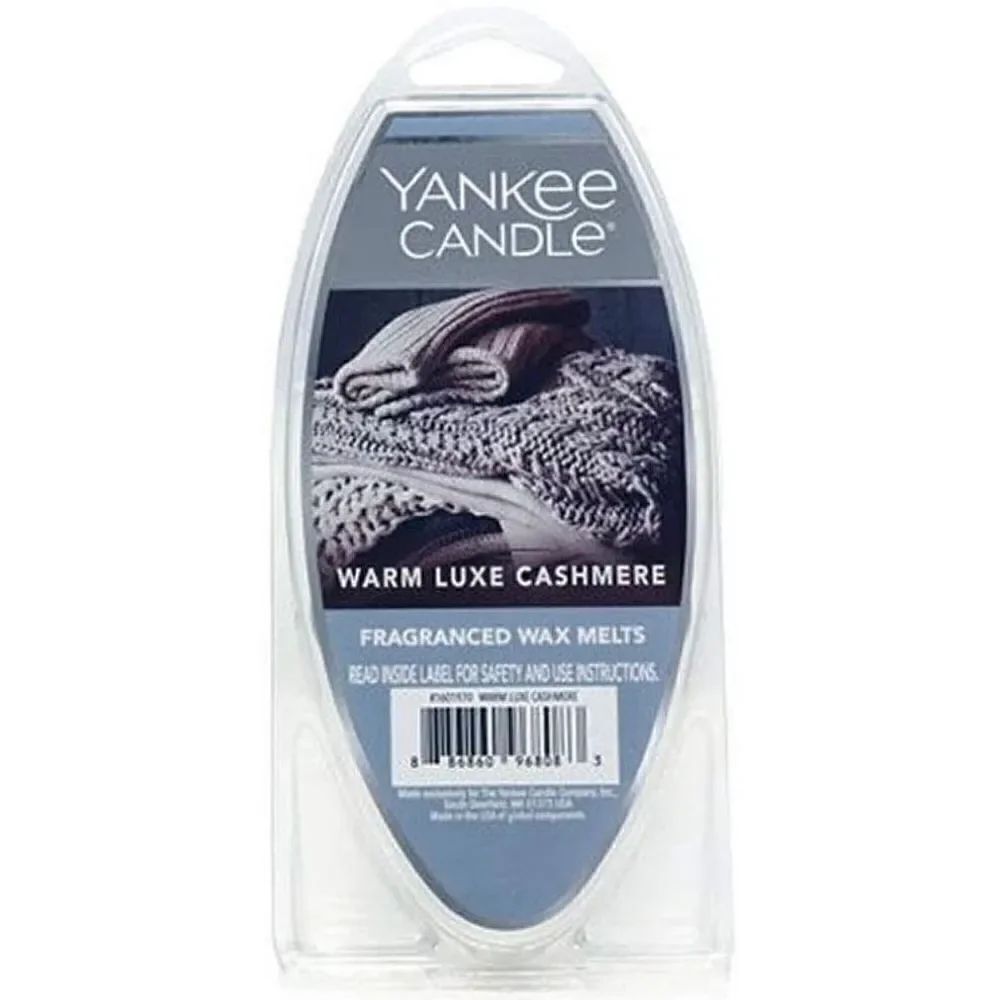 New in Package 6 wax melts Yankee Candle Warm Luxe Cashmere Fragranced
